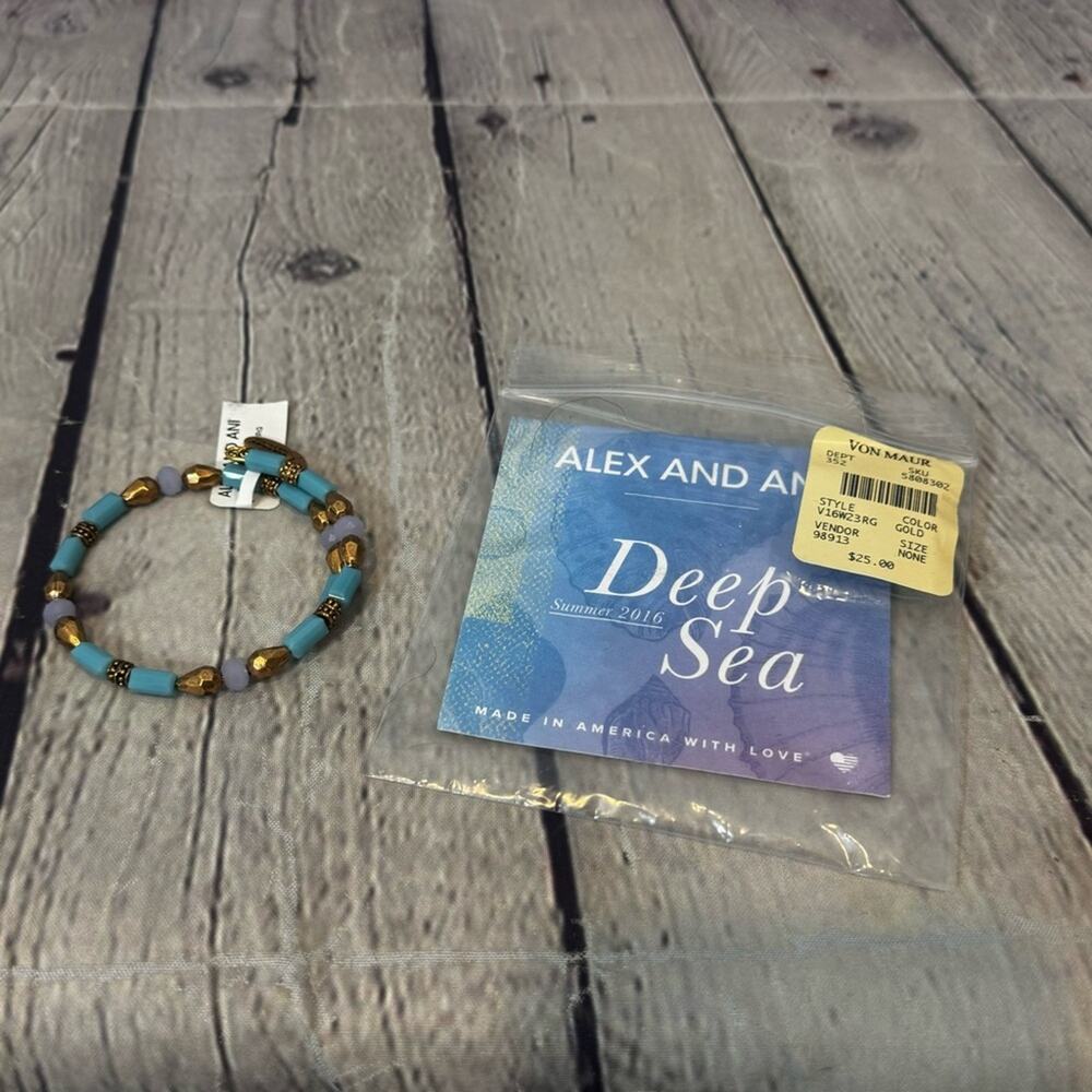 Alex and Ani Deep Sea Wrap Bracelet